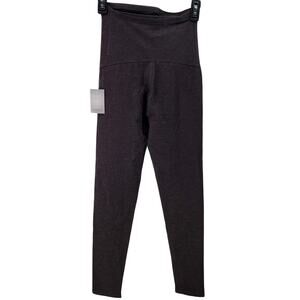 A Glow Maternity Size XS Essential Mat Legging Dark‎ Gray New